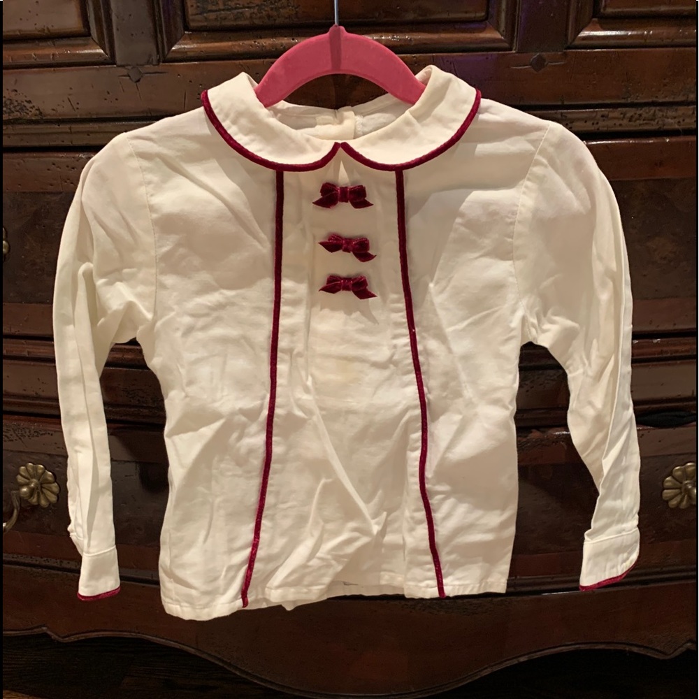 Tartine et Chocolat girls blouse with velvet